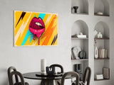 Lip Glass Wall Art