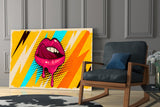 Lip Glass Wall Art