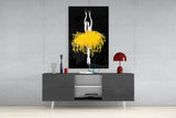 Ballerina Glass Wall Art