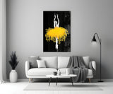 Ballerina Glass Wall Art