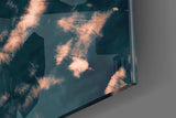 Abstract Glass Wall Art