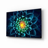 Flower Glass Wall Art