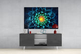 Flower Glass Wall Art