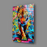 Tiger Glass Wall Art