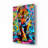 Tiger Glass Wall Art