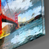 Golden Gate Bridge Glass Wall Art