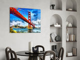 Golden Gate Bridge Glass Wall Art