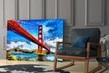 Golden Gate Bridge Glass Wall Art