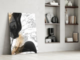 Leaves Glass Wall Art