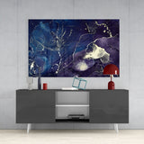 Abstract Depth Glass Wall Art