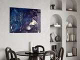 Abstract Depth Glass Wall Art