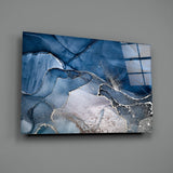 Abstract Depth Glass Wall Art