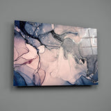 Abstract Depth Glass Wall Art