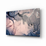 Abstract Depth Glass Wall Art