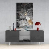 Abstract Depth Glass Wall Art