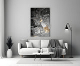 Abstract Depth Glass Wall Art