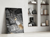 Abstract Depth Glass Wall Art