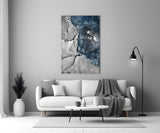 Abstract Depth Glass Wall Art