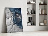 Abstract Depth Glass Wall Art