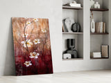 Daisies Glass Wall Art