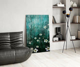 Daisies Glass Wall Art