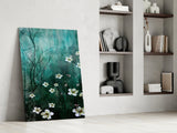 Daisies Glass Wall Art