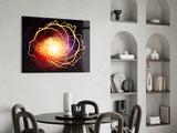 Space Glass Wall Art