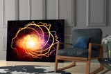 Space Glass Wall Art