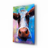 Cow Glass Wall Art