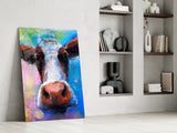 Cow Glass Wall Art