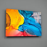 Dance of Colors Glass Wall Art