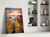 Cliffs Glass Wall Art