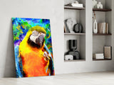 Parrot Glass Wall Art