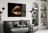 Lips Glass Wall Art