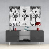 Ballerina Glass Wall Art