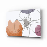 Flower Glass Wall Art