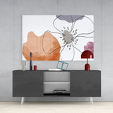 Flower Glass Wall Art