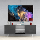 Abstract Depth Glass Wall Art