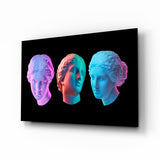 Statues Glass Wall Art