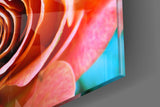 Rose Glass Wall Art