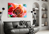 Rose Glass Wall Art