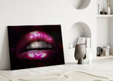 Lip Glass Wall Art