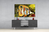 Orange Fish Glass Wall Art