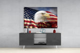 American Eagle Glass Wall Art