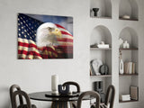 American Eagle Glass Wall Art