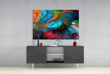 Dance of Colors Glass Wall Art