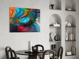 Dance of Colors Glass Wall Art