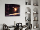 Space Glass Wall Art