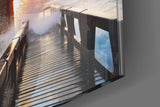 Lighthouse Glass Wall Art