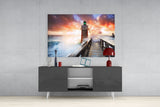 Lighthouse Glass Wall Art